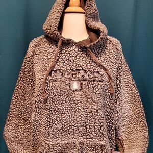 Montana Teddy Bear Hoodie 2XL Cozy/Warm/Fuzzy/Oversized
